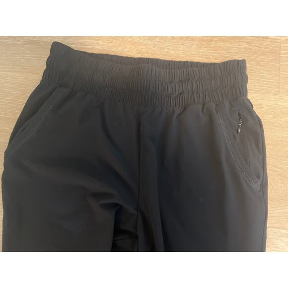 prAna Women’s Drawstring Athletic Cinch Ankle Pants Size XS Black - Picture 3 of 6